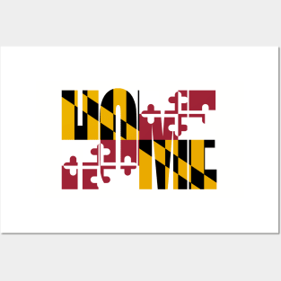 Maryland Home - State Flag Posters and Art